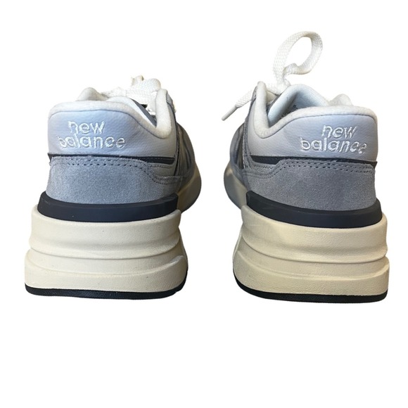 New Balance 997R Men's Grey Suede Mesh Athletic Sneakers Shoes Size 6.5 - Picture 8 of 9